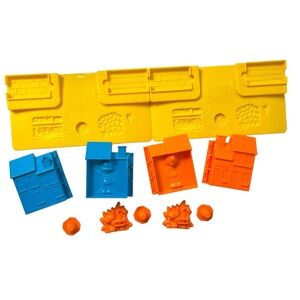 2001 Bob the Builder, Play-Doh Set Molds 2 Bob, 2 Wendy, 2 Cats, Cones and Bases